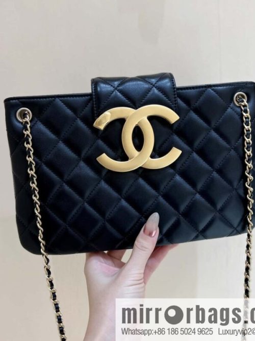 CHANEL 24C early spring vacation series, big double C Vintage tote shopping bag AS4603