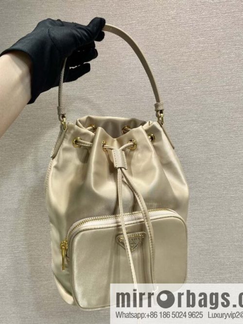 PRADA imported nylon fabric portable/oblique span bag 1BH038 new color