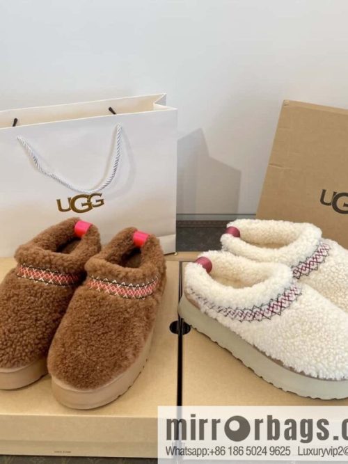 UGG Fall/Winter Teddy 🐻 Curly Tats Thick Bottom Fluffy Slippers