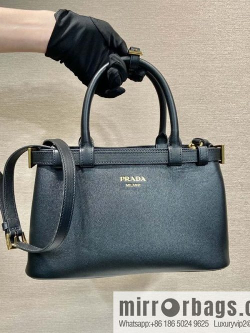 PRADA imported calfskin tote bag 1BA418 small