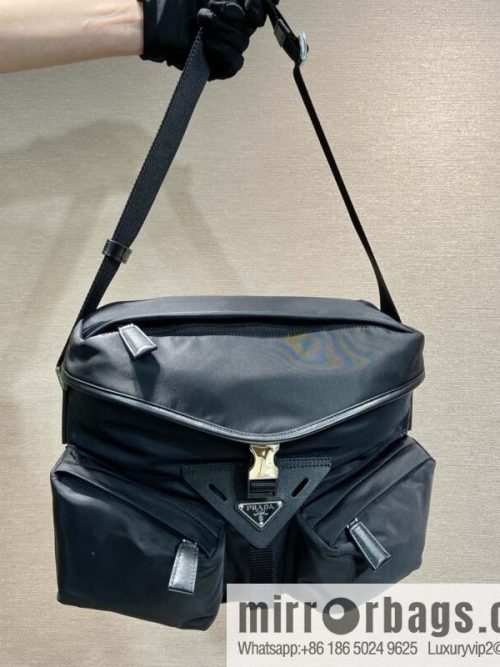 PRADA new men\'s bag 🎉 2VD062 oblique span bag