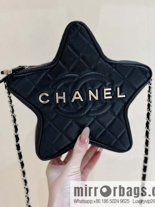 CHANEL 24C Early Spring Vacation Series Limited Edition Star Bag AS4579 black