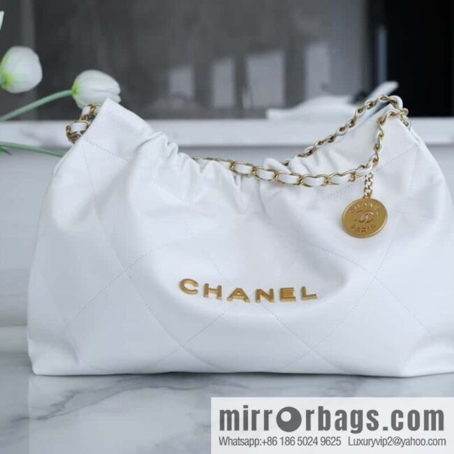 wsxc1703167786359_0-800x800wvgtnmsmmla20934_20250716020327.jpg CHANEL 24C Horizontal 22 Handbag AS4486 White Gold Buckle