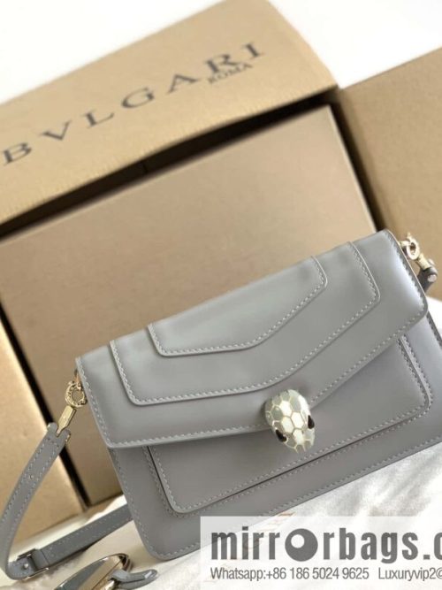 BVLGARI Bulgari EAST-WEST Series Small Shoulder Bag 292103 Grey