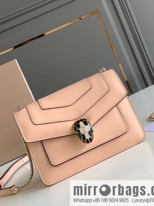 BVLGARI Bulgari Serpenti Forever crossbody bag 289672 Peach powder