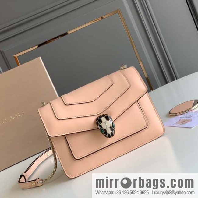 BVLGARI Bulgari Serpenti Forever crossbody bag 289672 Peach powder