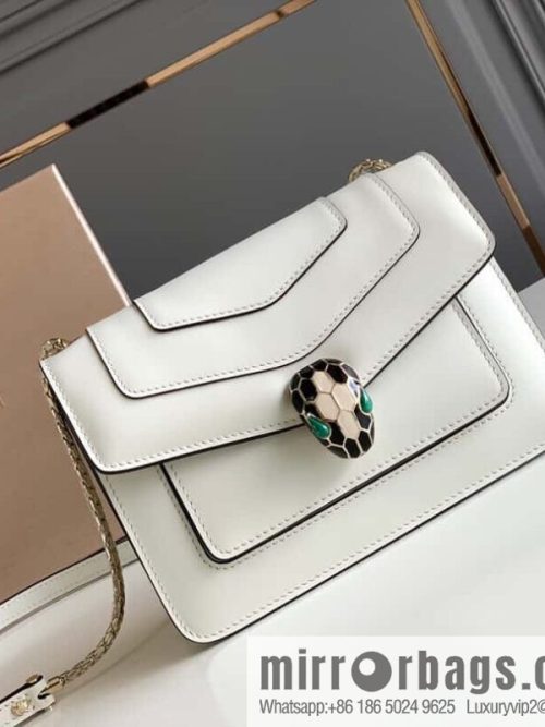 BVLGARI Bulgari Serpenti Forever crossbody bag 289672 Premium agate white