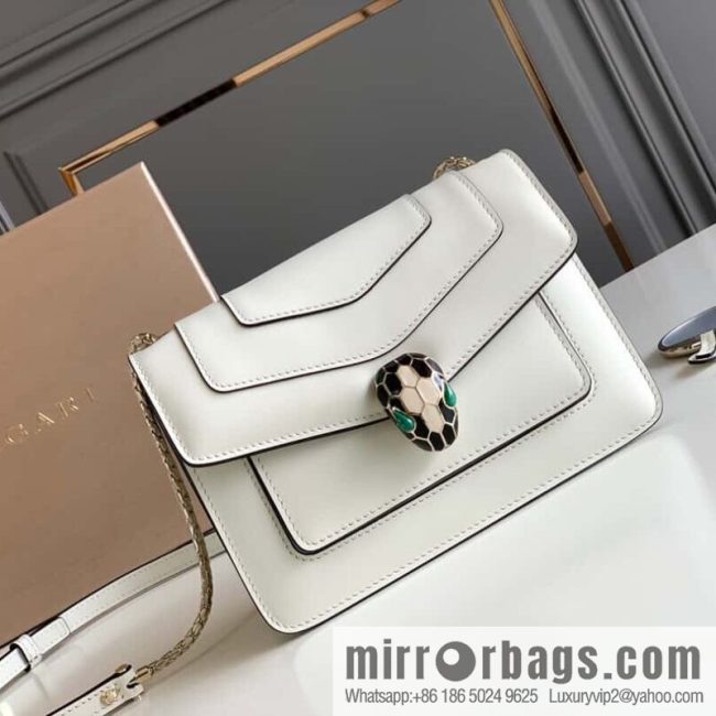 BVLGARI Bulgari Serpenti Forever crossbody bag 289672 Premium agate white