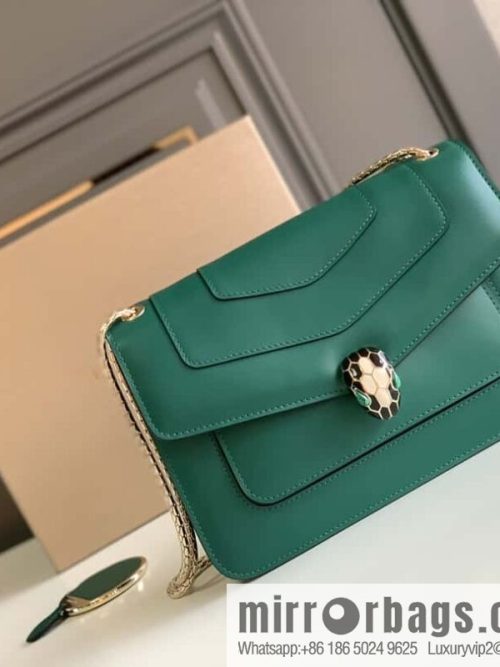 BVLGARI Bulgari crossbody bag 290323 emerald 25CM