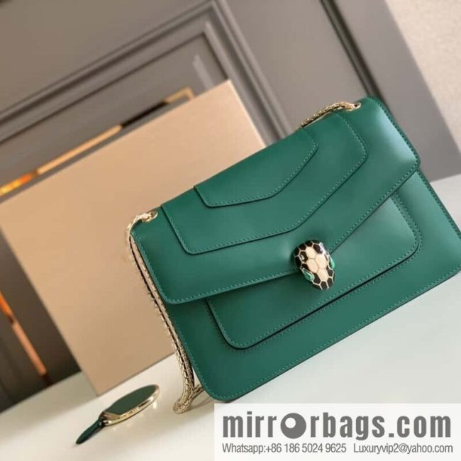 BVLGARI Bulgari crossbody bag 290323 emerald 25CM
