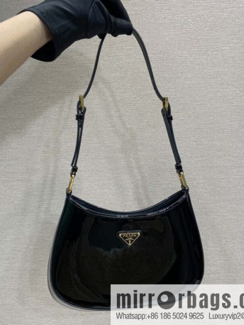 PRADA patent leather armpit bag 🎉🎉 1BC169 black