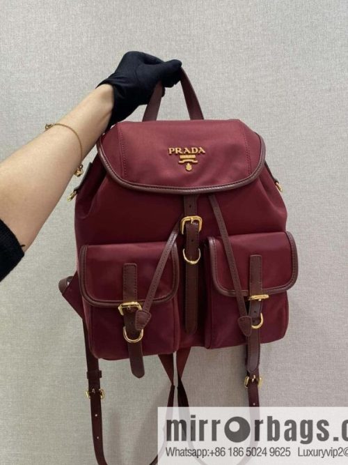 PRADA new backpack 🎉 1BZ677 red