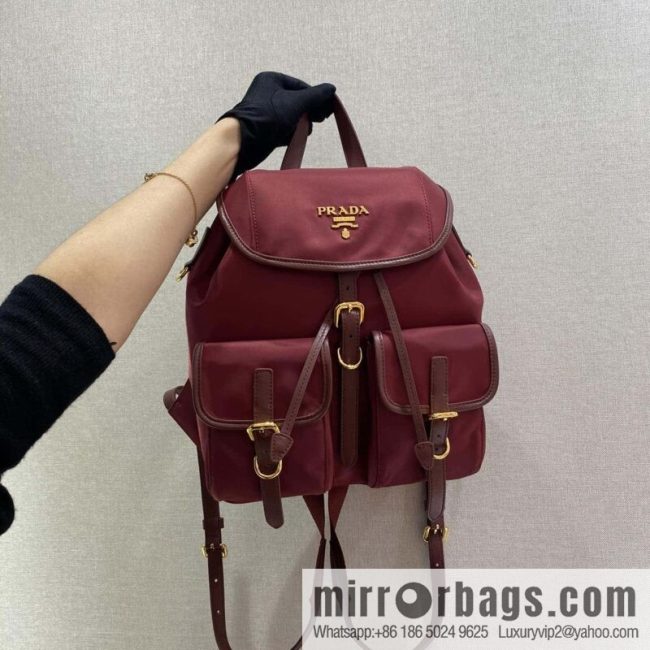PRADA new backpack 🎉 1BZ677 red