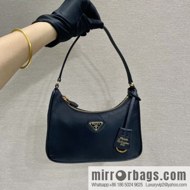 PRADA Hobo new armpit bag 1NE204 leather shoulder strap/gold hardware