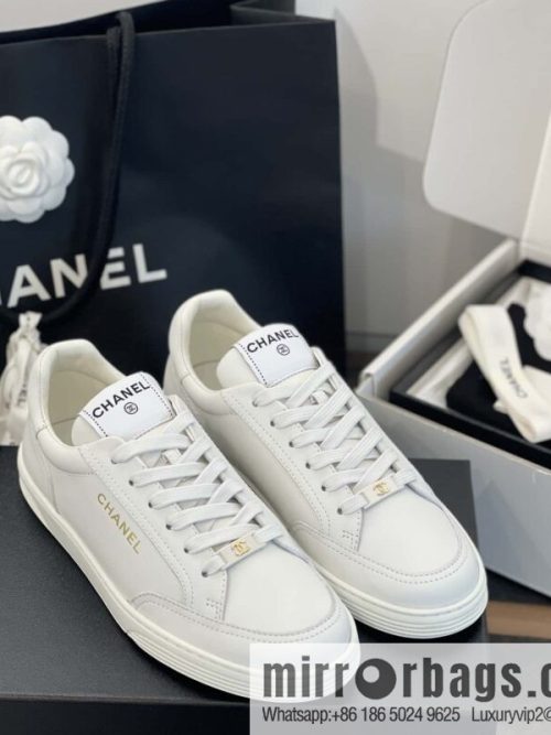 CHANEL Xiaoxiang bronzing casual sports little white shoes G45080