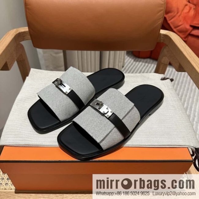 Hermès Kelly Men\'s Slippers