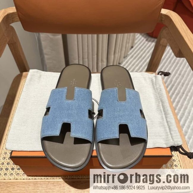 Hermès Men\'s Slippers
