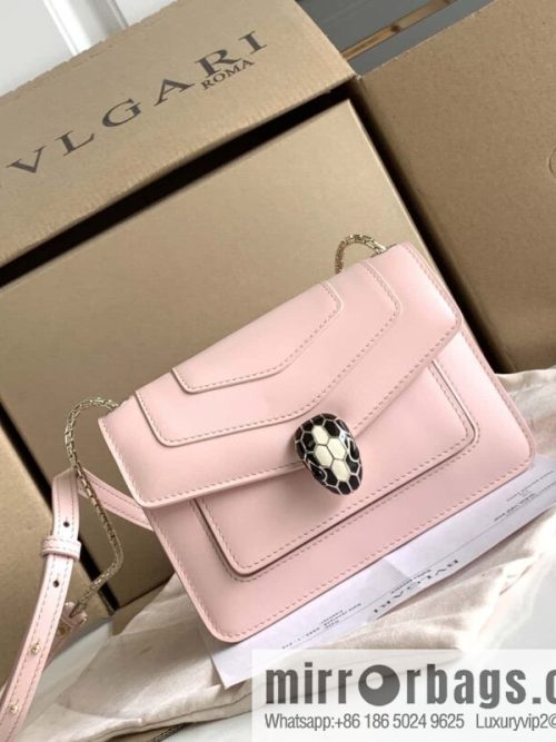 BVLGARI Bulgari Serpenti Forever crossbody bag 289672 Jasmine quartz pink 19CM