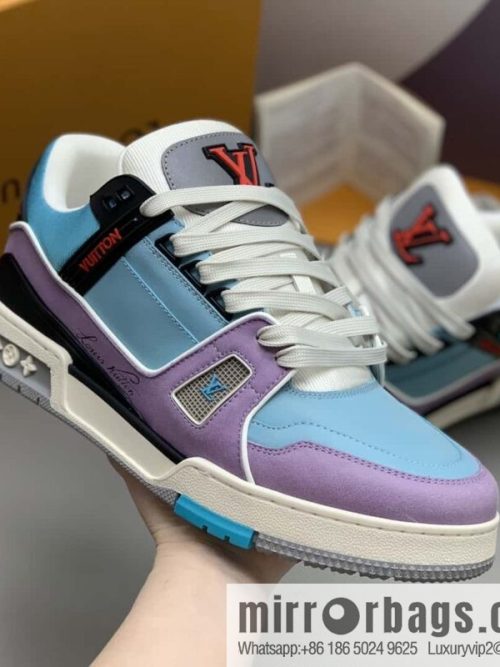 LV Vuitton logo, sports and leisure shoes for couples