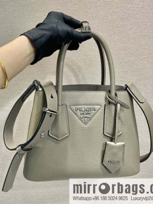 PRADA new shopping bag 🎉 1BG443 suede pattern, gray