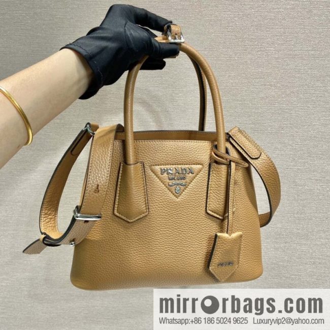 PRADA new shopping bag 🎉 1BG443 suede pattern, brown