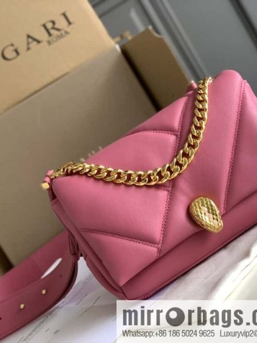 BVLGARI Bulgari SERPENTI CABOCHON 291088 Light powder quartz pink 22CM