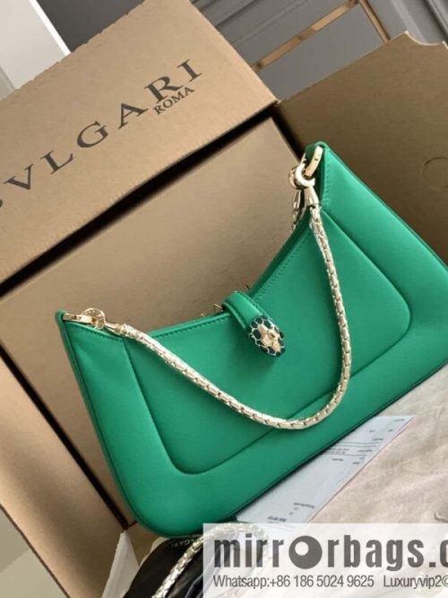 BVLGARI Bulgari SERPENTI BAIA series small shoulder bag 293208 emerald 27CM