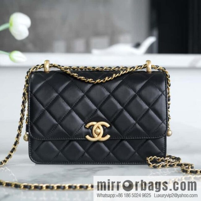 wsxc1704730012290_0-800x800ez4xok4sd0v13911_20250716005937.jpg CHANEL 24C Original calfskin, double gold ball black AS2649