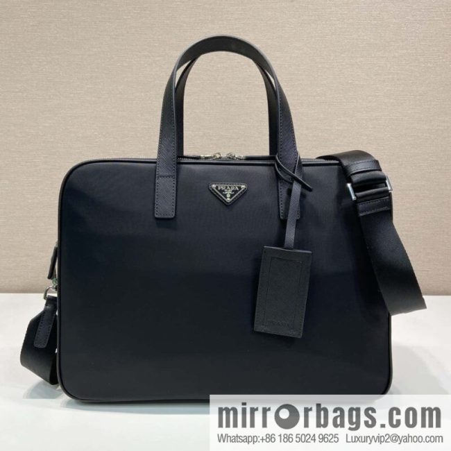 PRADA new briefcase 🎉 new 2VE005 triangle standard