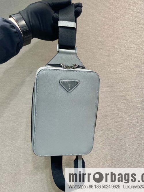 PRADA new breast bag 🎉 2VZ106 grey