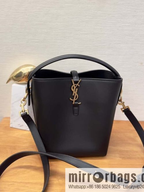 SAINT LAURENT Saint Laurent YSL summer new model _ small bucket bag 749036 black gold