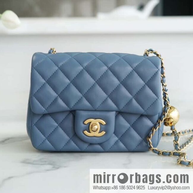 wsxc1705330392018_0-800x800gu20andjoa313295_20250716005414.jpg CHANEL Metal Ball Square Fatty AS1786 Haze Blue