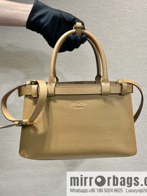 PRADA imported calfskin tote bag 1BA418 small