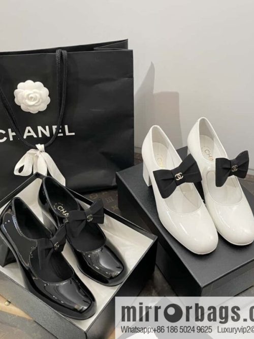 CHANEL Xiaoxiang Bow 🎀 Mary Jane high heels