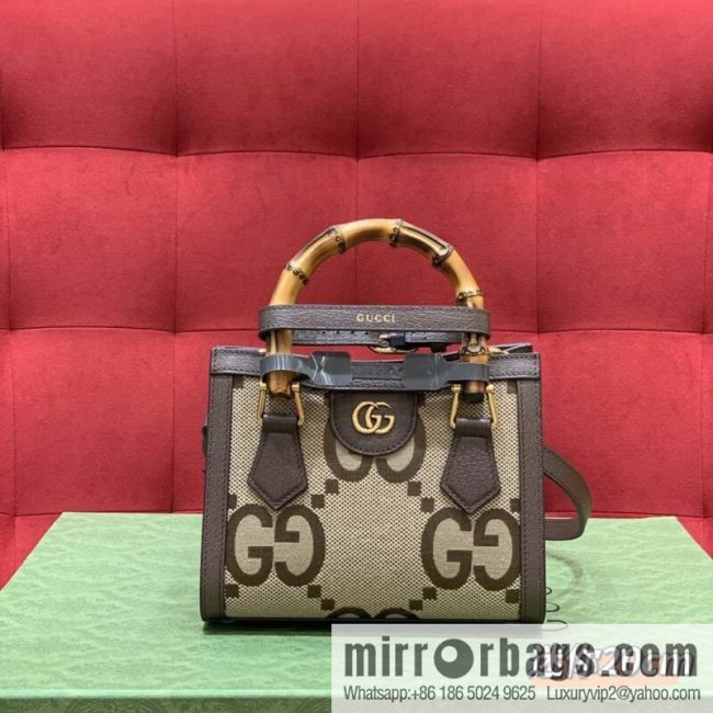 GUCCI Diana canvas tote bag 655661