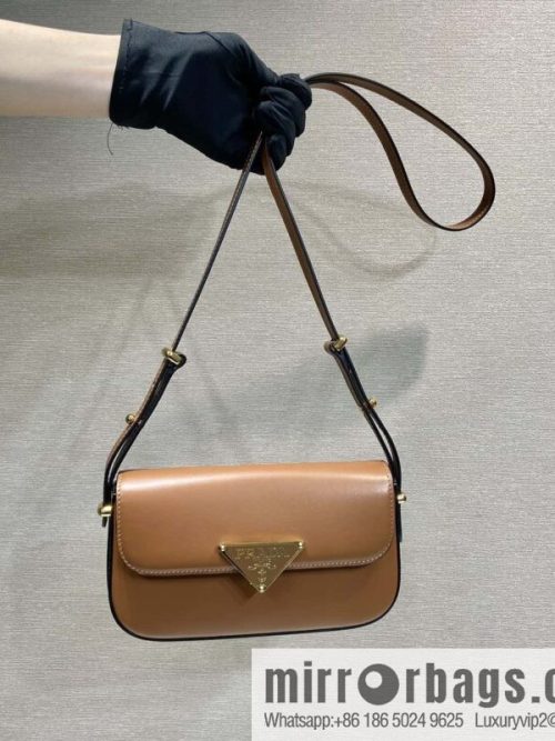 PRADA new shoulder bag 1BD339 caramel color