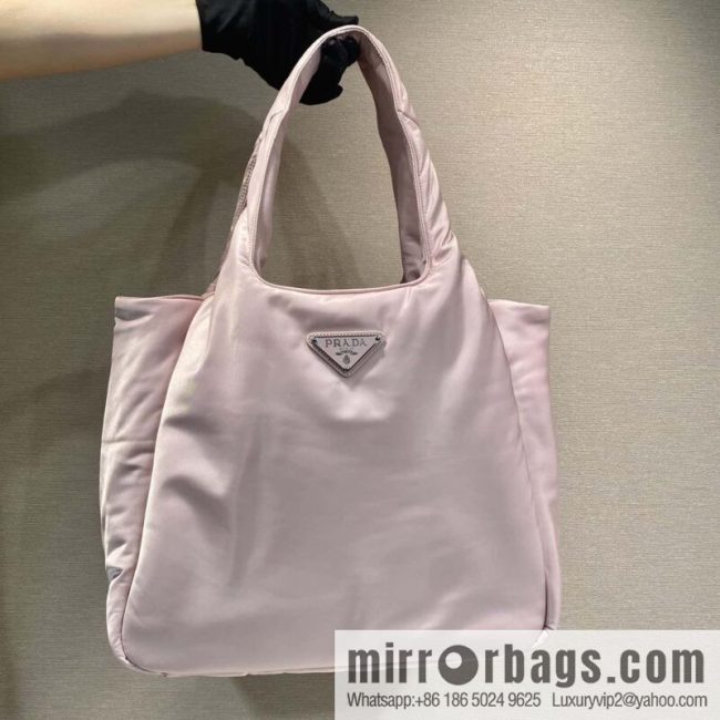 PRADA Prada nylon fabric extra large tote bag 1BG449 pink
