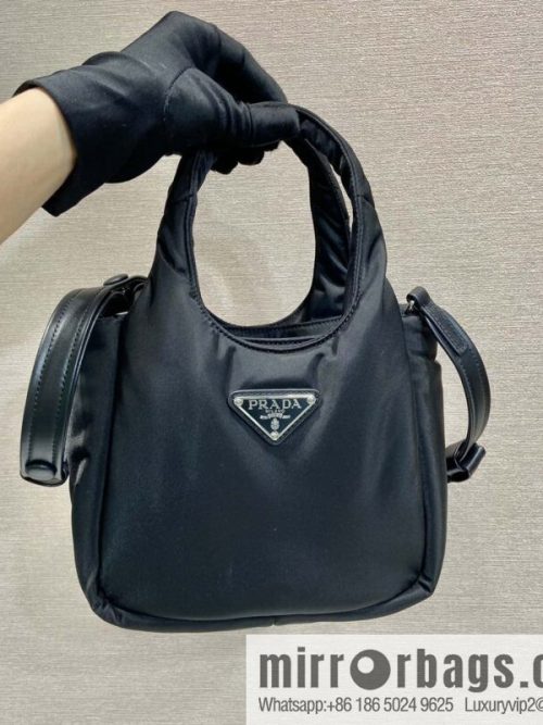PRADA Prada mini tote bag 🎉 black 1BA359 nylon fabric