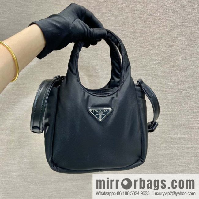 PRADA Prada mini tote bag 🎉 black 1BA359 nylon fabric