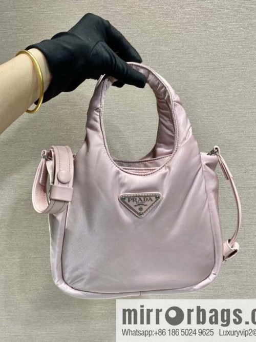 PRADA Prada mini tote bag 🎉 light powder 1BA359 nylon fabric