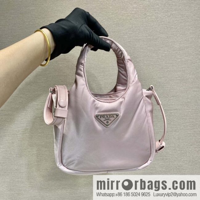 PRADA Prada mini tote bag 🎉 light powder 1BA359 nylon fabric