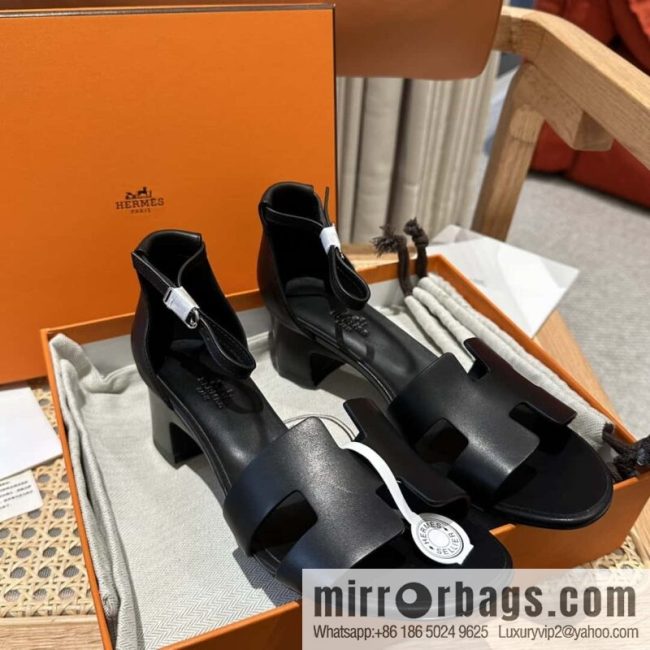 Hermès H high-heeled sandals