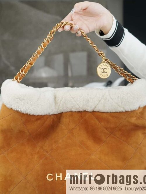 CHANEL Seasonal Limited Teddy Bear AS3261 Caramel Color