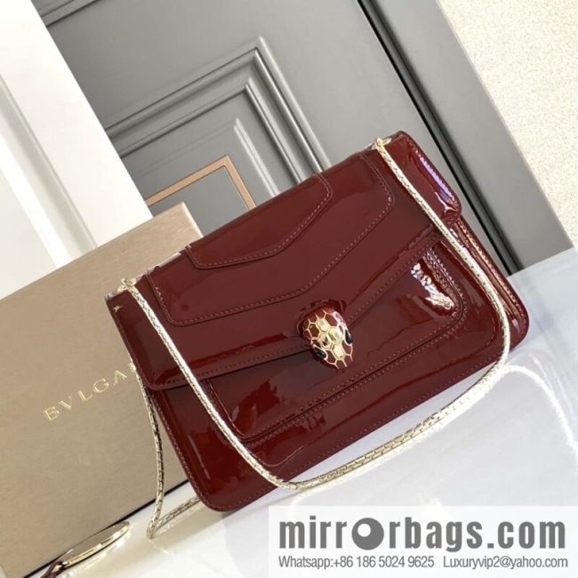 BVLGARI Bulgari SERPENTI FOREVER EAST-WEST Series 290323 Burgundy 25CM