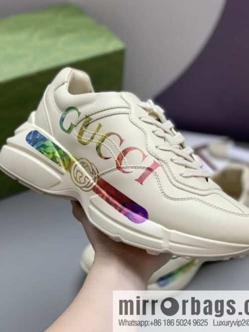 GUCCI men\'s and women\'s retro sneakers