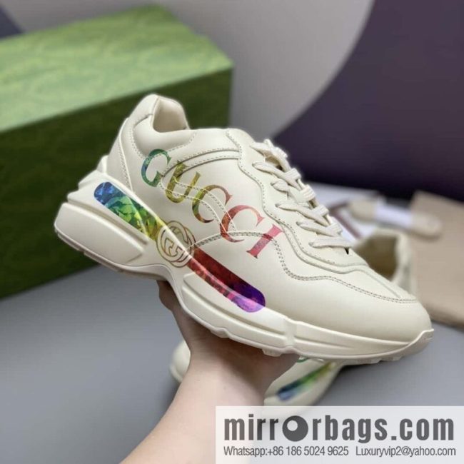 GUCCI men\'s and women\'s retro sneakers