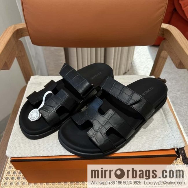 Hermès crocodile shoes