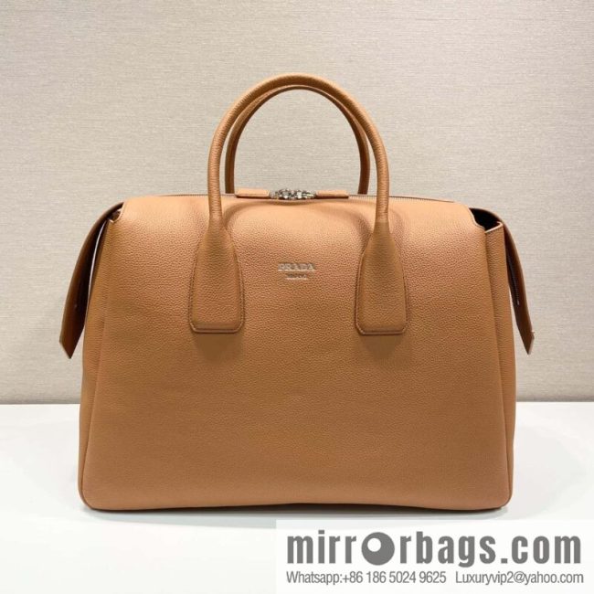 PRADA Prada double handle leather (fabric) travel bag 🎉 2VC035