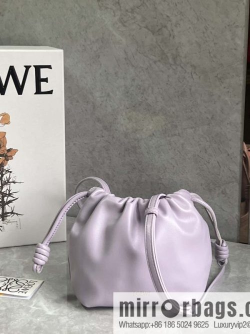 LOEWE new small purse lucky bag 0805 smoked clothes purple 23CM