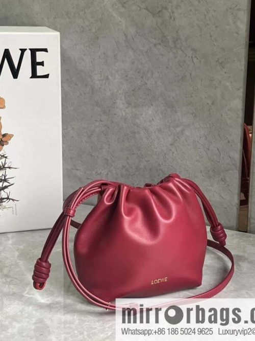 LOEWE new small purse lucky bag 0805 brick red 23CM
